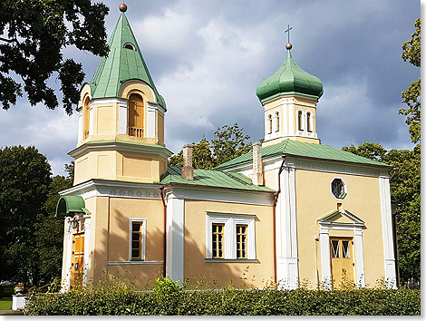 Die Russisch-Orthodoxe Kirche in Haapsalu. 