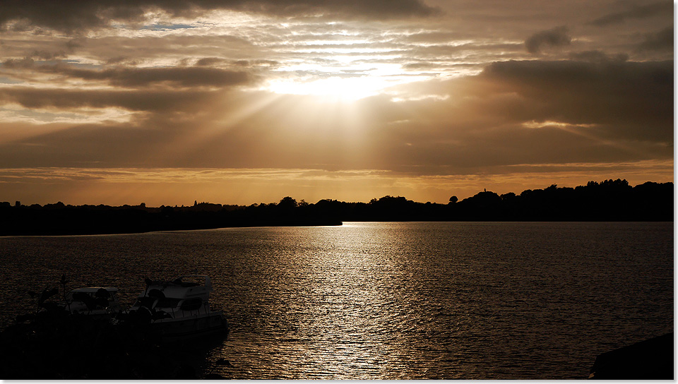 Sonnenuntergang ber den Lakelands.