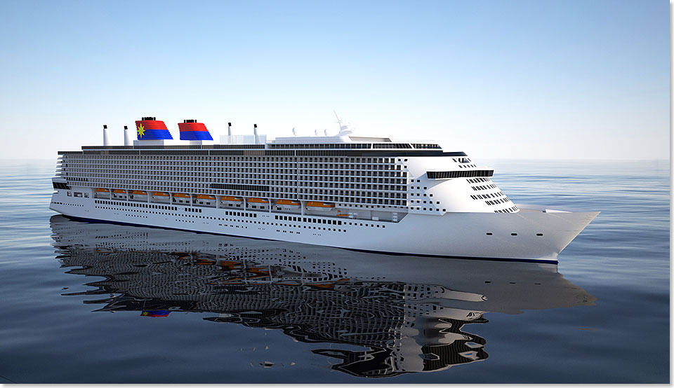 Die Giganten sind fr Star Cruises bestimmt, die sie fr den chinesischen Markt einsetzen will. Eigens fr den boomenden asiatischen Kreuzfahrtmarkt konzipiert, finden ber 5.000 Passagiere an Bord der hochwertigen Global Class-Schiffe in 2.500 Kabinen Platz. 