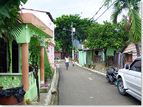 In einem rmeren Stadtteil von Puerto Plata: Fathom arbeitet mit lokalen Entwicklungshilfeorganisationen zusammen, um den Lebensalltag der Menschen zu verbessern.