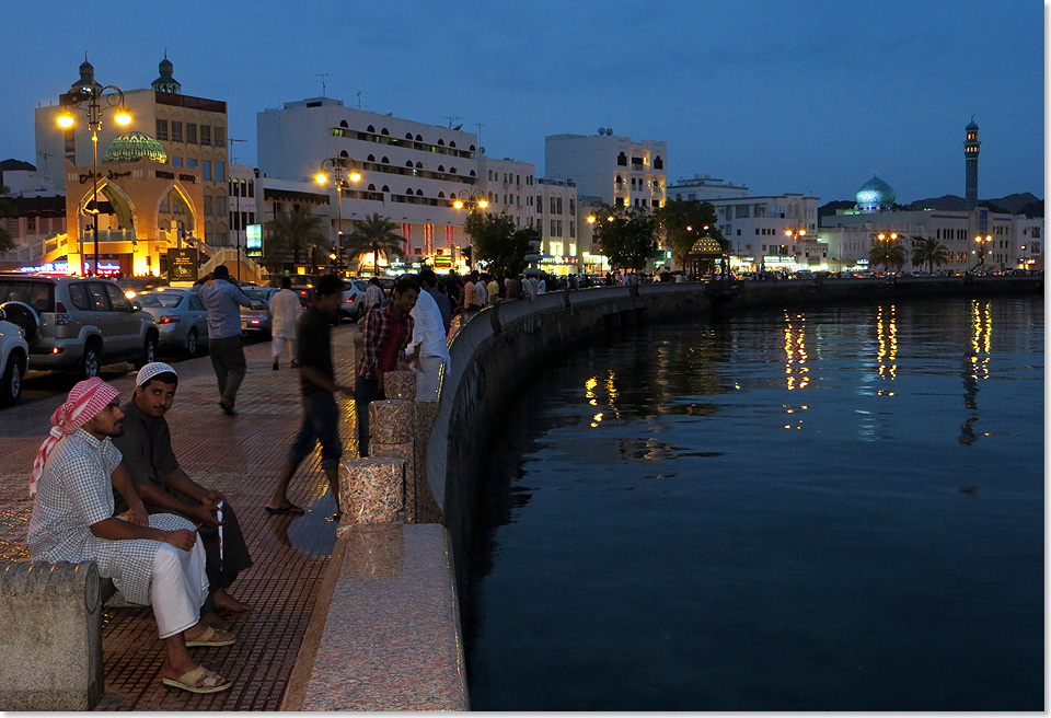 Corniche von Muscat in Oman.