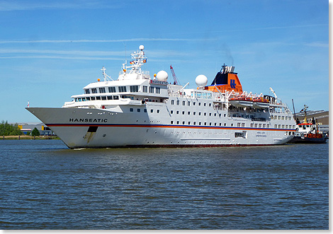 Die HANSEATIC verbleibt um ein halbes Jahr lnger als ursprnglich geplant, bis Ende September 2018, in der Flotte von Hapag-Lloyd Cruises.