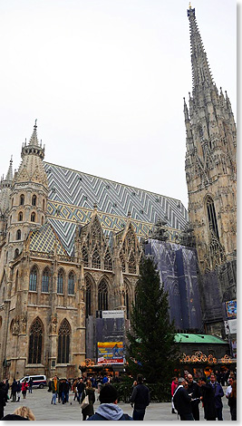 Auch der Wiener Stephansdom wird besucht.