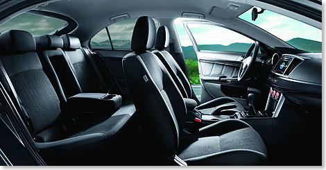 Das Interieur des Lancer Sportback. 