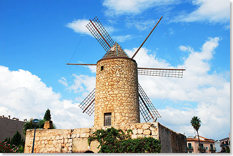 Mühlen gibt es auf der Insel mehr als genug – sie sind Mallorcas Wahrzeichen
