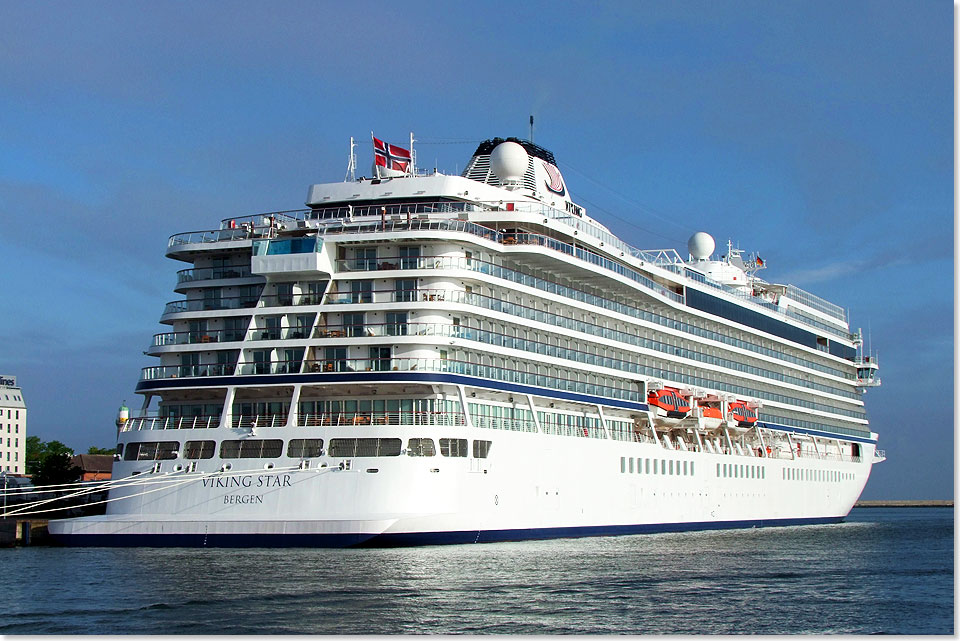 Die Schiffe aus der exklusiven „Viking Star-Serie” bieten Platz für bis zu 930 Passagiere in 465 Kabinen. 