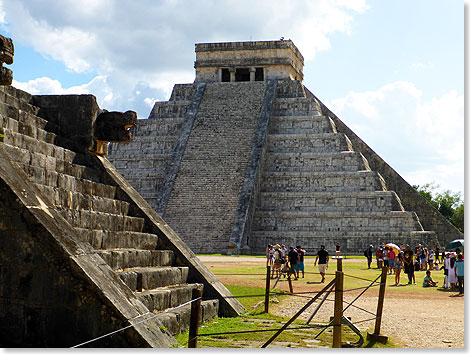 Chichén Itzá gilt als bedeutendste Ruinenstätte der Maya-Zeit auf der mexikanischen Halbinsel Yucatán.