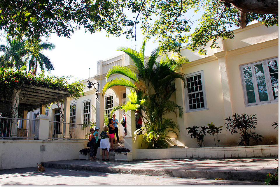 Eingang zur Finca Vigia von Ernest Hemingway in San Francisco de Paula.