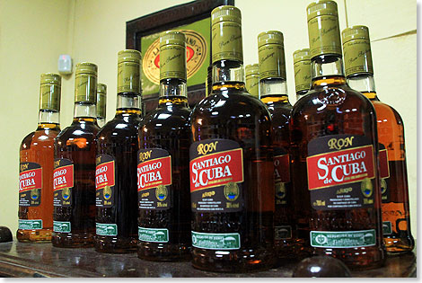 Der begehrte Rum aus Santiago de Cuba.