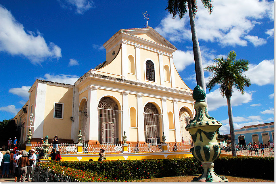 Die frisch renovierte Kathedrale von Trinidad in Zentral-Kuba.