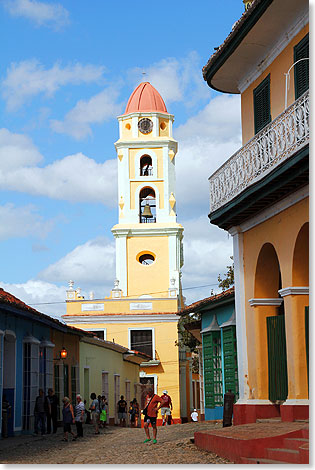 Eine Kirche in der Altstadt von Trinidad.