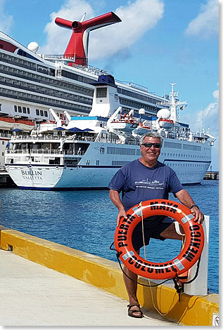 PSW* vor MS BERLIN und CARNIVAL VALOR in Cozumel.