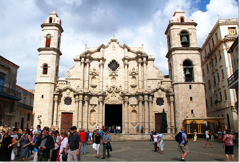 Die Kathedrale von Havanna in spanischem Kolonialstil.