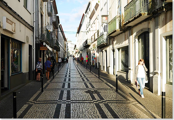 Altstadtstrae in Ponta Delgada.