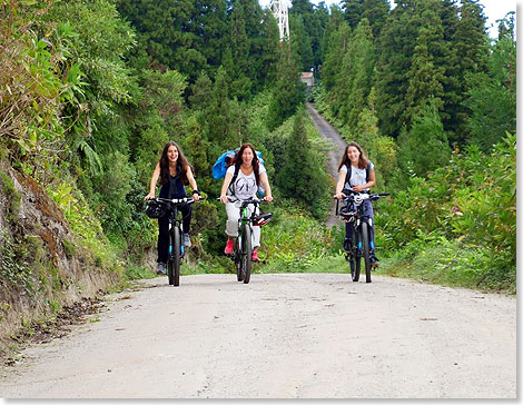 Biking ist auch beliebt, aber noch nicht sehr ausgeprgt auf So Miguel.