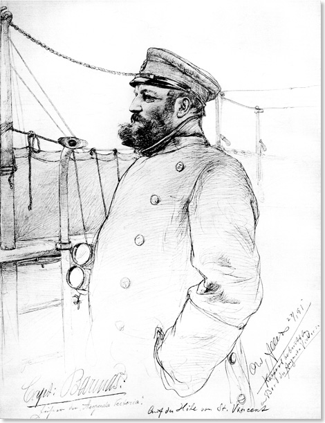 Kapitän Barends (auf der Höhe von St. Vincent).