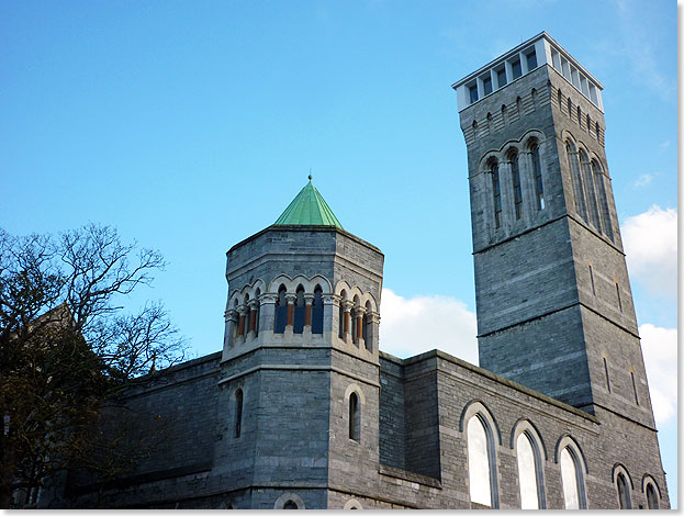 Die Plymouth Guildhall an der Kreuzung Royal Parade/Armada Way ist eines der markantesten Bauwerke der Stadt. 