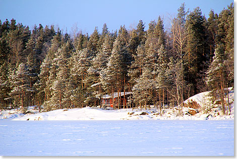 Nur im Sommer zu nutzen ein, mkki oder Ferienhaus am Saimaa See.