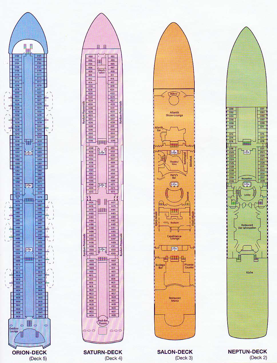 Decksplan 2 MS Artania