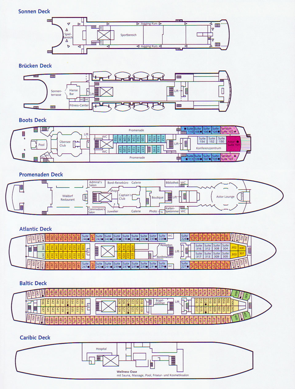 Decksplan MS ASTOR