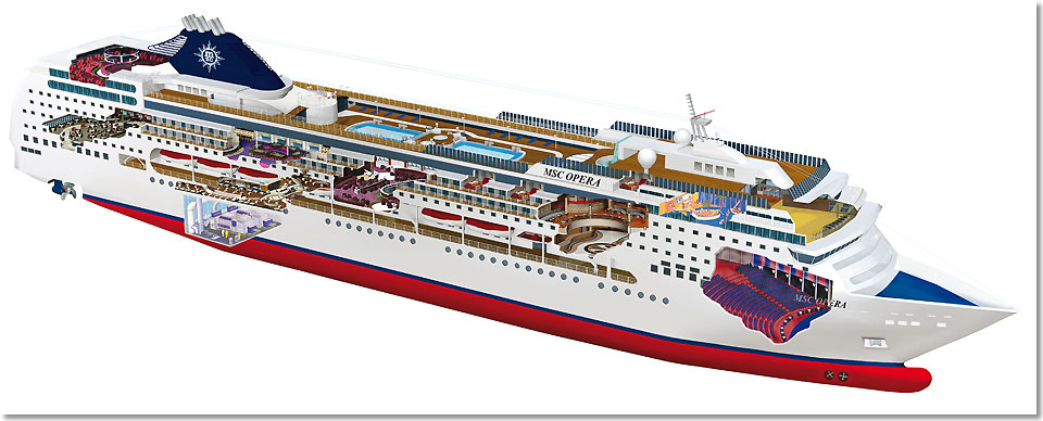Zeichnung: MSC Kreuzfahrten, Mnchen